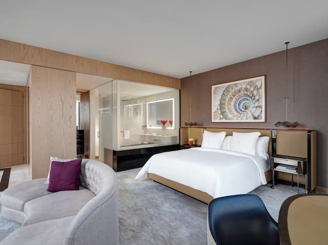 フォー シーズンズ ホテル ドバイ インターナショナル ファイナンシャル センター-スタジオスイート キングベッド 1 台 (Burj Khalifa View)-7