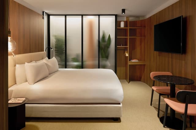 굿 호텔 런던-프리미엄 더블룸, 롤인 샤워 시설, 창문 없음-1