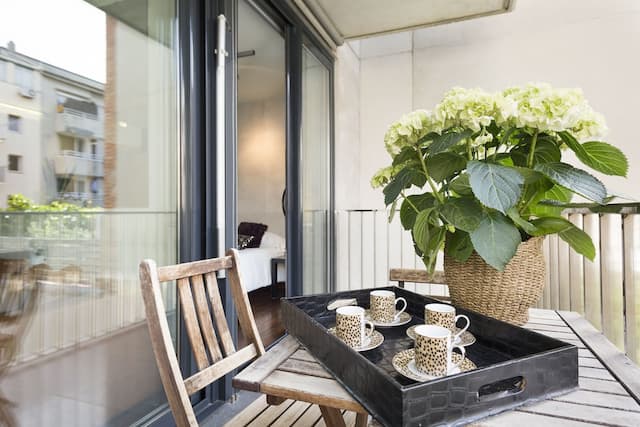 巴塞隆納行政公寓中心我的空間飯店-公寓, 2 間臥室, 陽台 (Prats de Molló, 14)-17