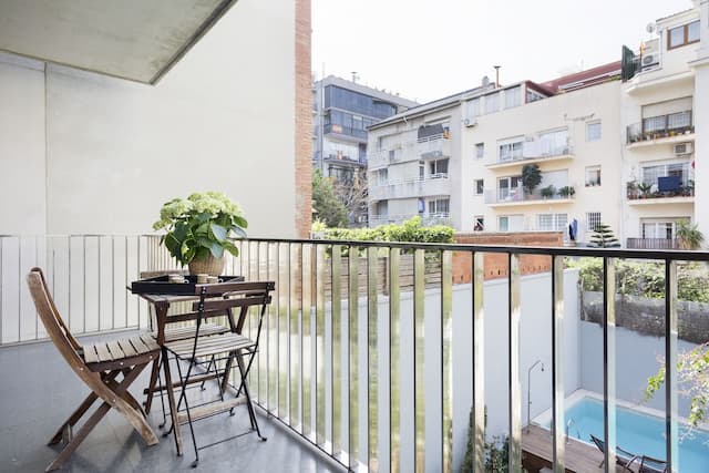 巴塞隆納行政公寓中心我的空間飯店-公寓, 2 間臥室, 陽台 (Prats de Molló, 14)-1