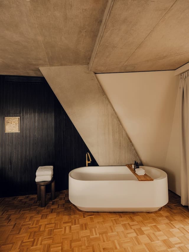 노부 호텔 런던 쇼디치-시그니처 스위트, 킹사이즈침대 1개, 발코니, 마당 전망 (Nobu Suite)-7