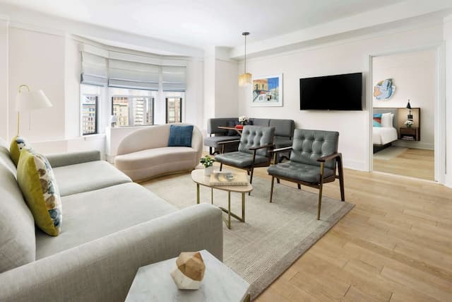 더 제임스 뉴욕 - 노마드-스위트, 킹사이즈침대 1개 및 소파베드 (Seville)-4