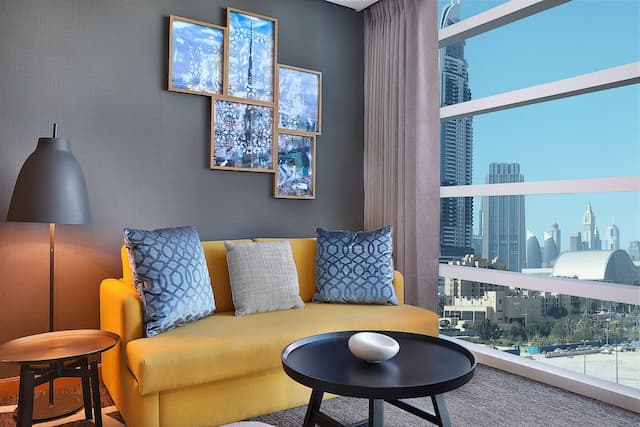 杜拜希爾頓逸林酒店 - 商業灣區-King Guest Room-1