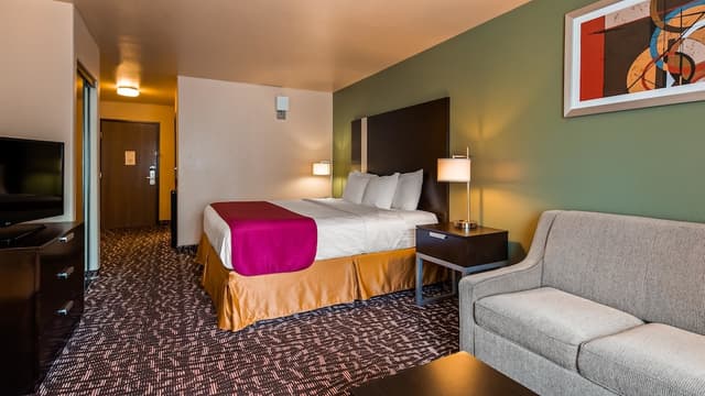 貝斯特韋斯特伍德蘭旅館-標準客房, 1 張特大雙人床, 非吸煙房, 雪櫃和微波爐 (with Sofabed)-2