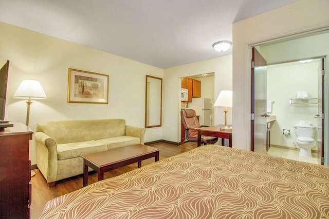 德克薩斯醫學中心/信託公園主流套房-套房, 1 張加大雙人床和 1 張沙發床, 非吸煙房-5