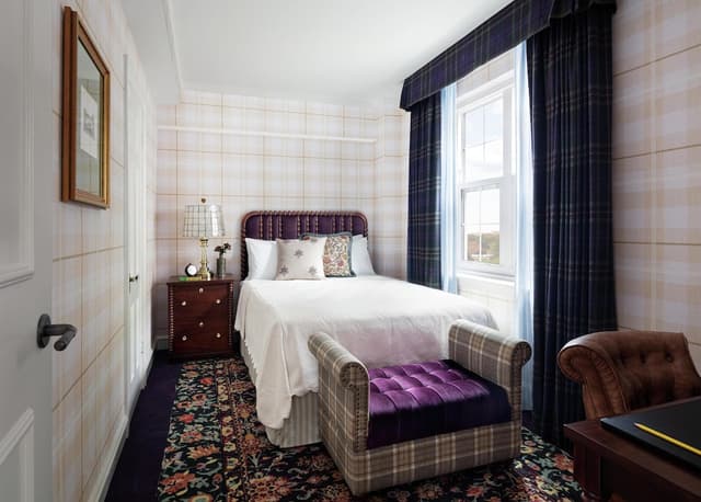 希爾頓伊凡斯頓研究生飯店-客房, 1 張標準雙人床-3