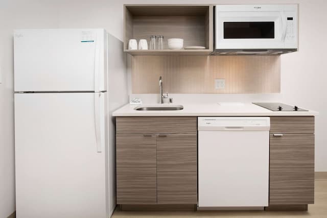 西雅圖雷蒙德伍德斯普林套房飯店-標準客房, 1 張加大雙人床, 非吸煙房-4