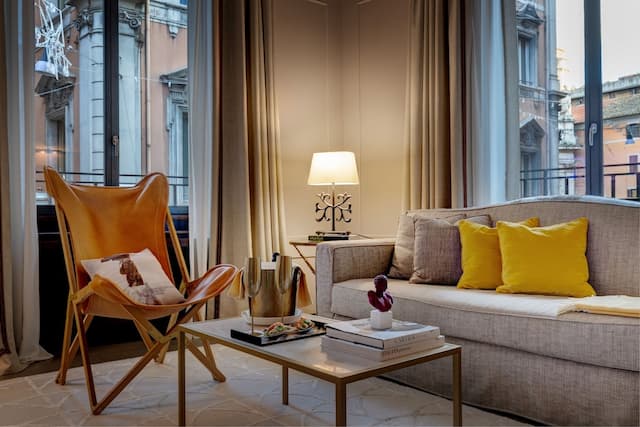 싱어 팰리스 호텔 로마-One Bedroom Executive King Suite-11