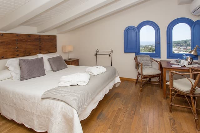 普拉薩青年旅舍-高級雙人房, 1 張標準雙人床或 2 張單人床, 海景-1