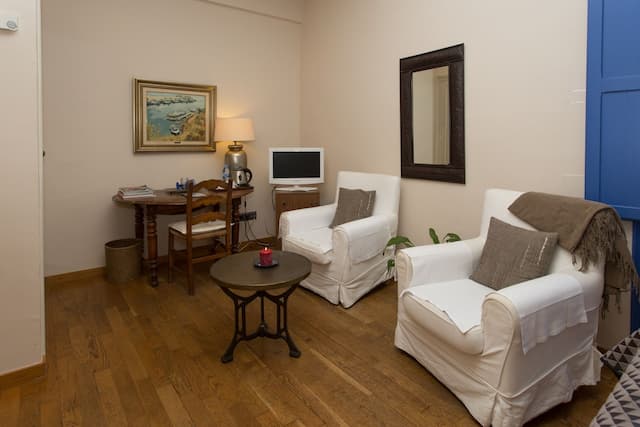 普拉薩青年旅舍-高級雙人房, 1 張標準雙人床或 2 張單人床, 海景-5