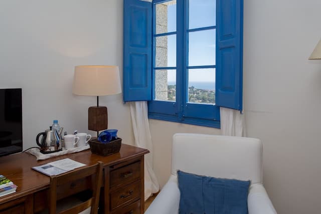 普拉薩青年旅舍-高級雙人房, 1 張標準雙人床或 2 張單人床, 海景-8