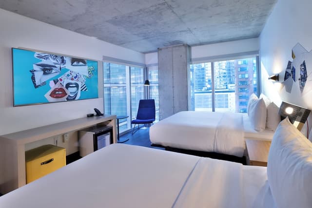 어로프트 시카고 매그 마일-룸, 퀸사이즈침대 2개-3