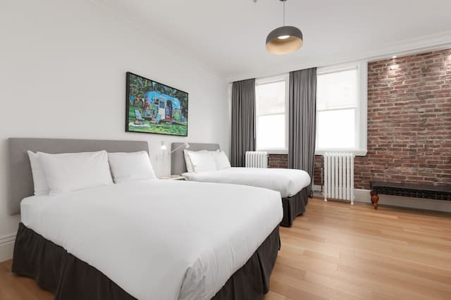 빅토리안 호텔-룸, 더블침대 2개 (Legacy)-14