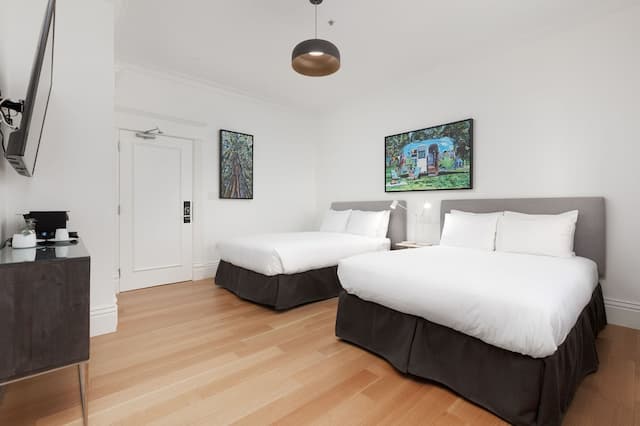 빅토리안 호텔-룸, 더블침대 2개 (Legacy)-9