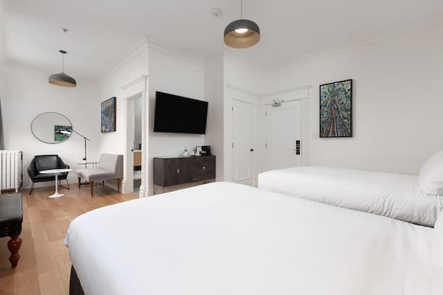 빅토리안 호텔-룸, 더블침대 2개 (Legacy)-8