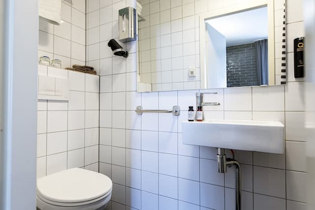 クエンティン アムステルダム ホテル-スタンダード トリプルルーム 専用バスルーム-11