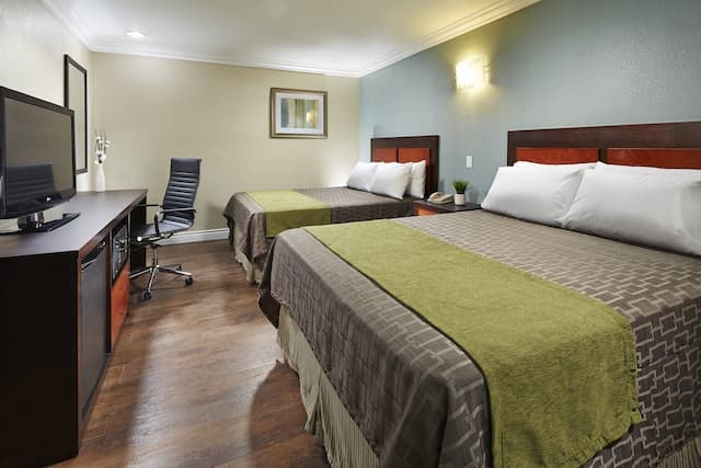 美國旅館-客房, 2 張加大雙人床, 非吸煙房-1