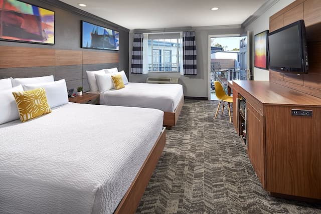 Studio Inn and Suites at Promenade Downey-标准房, 2 张大床-3