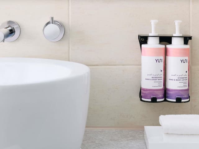 뫼벤픽 호텔 주메이라 비치-로열 스위트, 더블침대 1개, 발코니, 부분 바다 전망-3