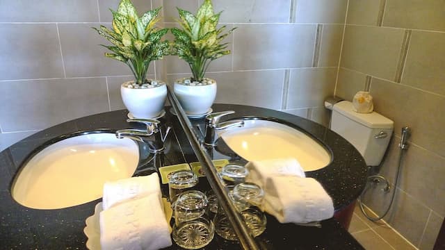 Asia Paradise Hotel-高级房, 1 张双人床或 2 张单人床, 城市景观-4