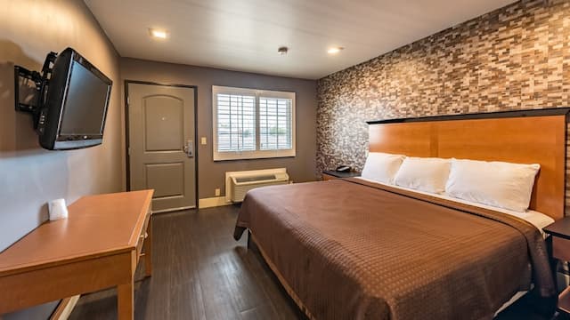 廣場旅館-豪華客房, 1 張特大雙人床, 非吸煙房-4