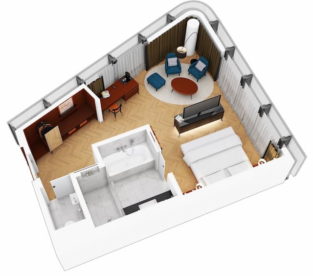 維也納安達仕貝爾維第凱悅飯店-套房 (Andaz)-6