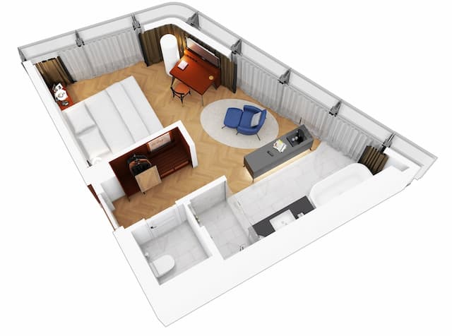 維也納安達仕貝爾維第凱悅飯店-套房, 3 間臥室-8