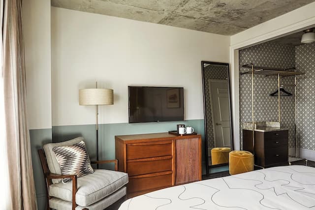 芝加哥霍克斯頓飯店-標準雙人房, 1 張特大雙人床-3