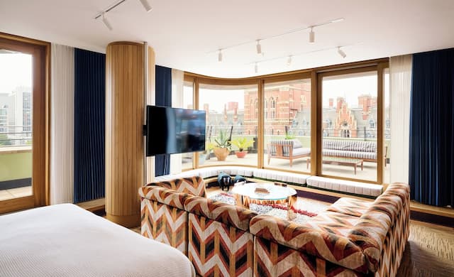 더 스탠다드 런던-디럭스 스튜디오 스위트, 테라스 (Wraparound Terrace)-6