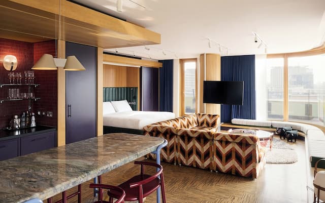 더 스탠다드 런던-디럭스 스튜디오 스위트, 테라스 (Wraparound Terrace)-4