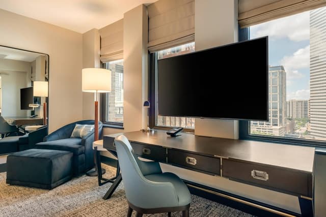 캠브리아 호텔 휴스턴 다운타운 컨벤션 센터-룸, 킹사이즈침대 1개, 장애인 지원, 금연 (City View)-5