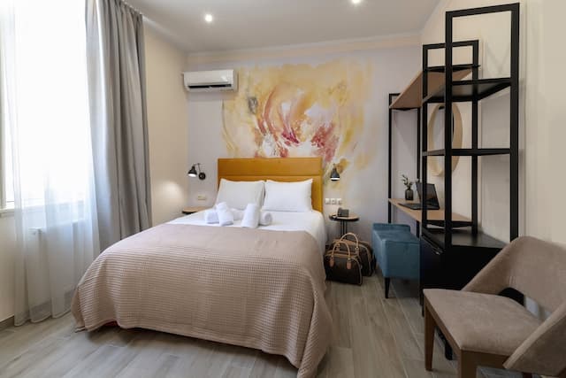 Athens Market Portrait-Portrait Double Room-3