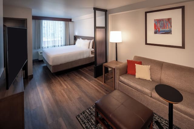 西雅圖市中心凱悅嘉軒酒店-客房, 1 張特大雙人床 (High Floor)-1