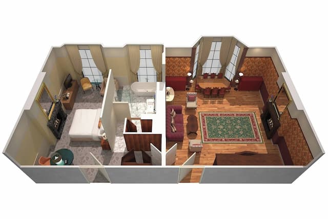 倫敦聖潘克拉斯萬麗飯店-套房, 1 間臥室-13