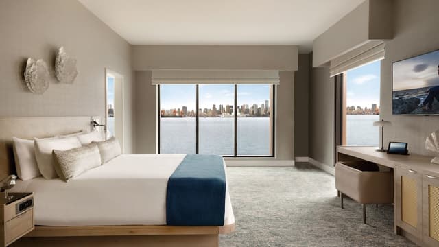 北溫哥華海濱飯店-豪華客房, 海景-1