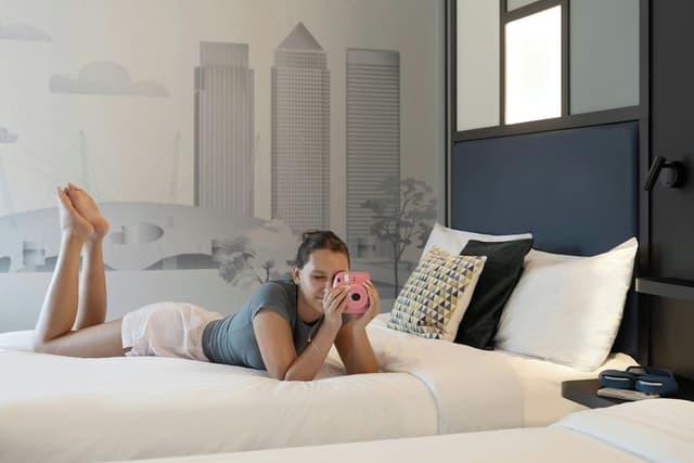 Aloft London Excel-家庭房, 2 张双人床-7