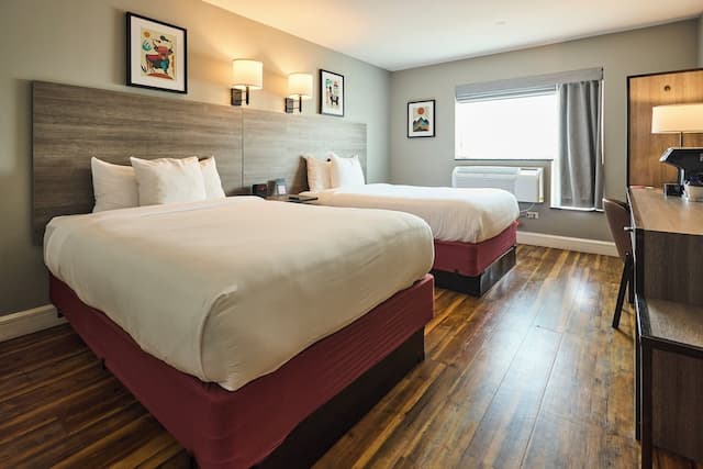 더 로지 레드 훅-스탠다드룸, 더블침대 2개-3