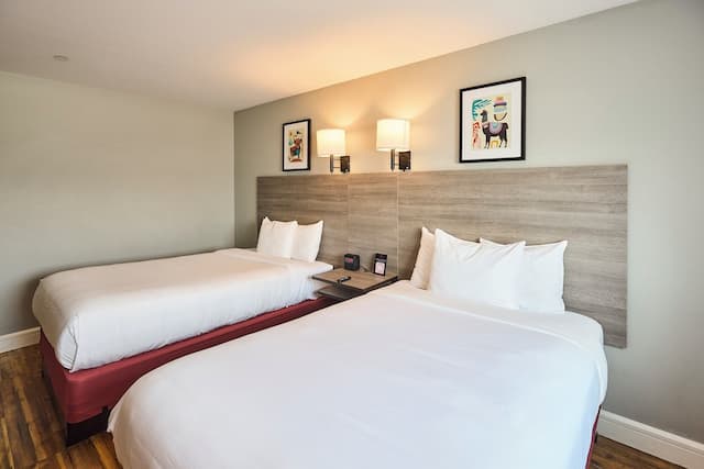 더 로지 레드 훅-스탠다드룸, 더블침대 2개-1