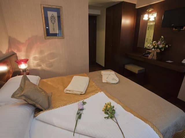 ブルチン ホテル-スタンダード シングルルーム ダブルベッド 1 台またはシングルベッド 2 台-4