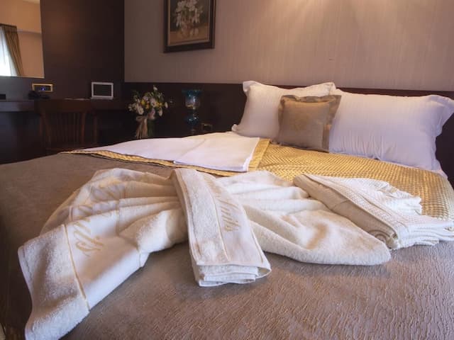 ブルチン ホテル-スタンダード シングルルーム ダブルベッド 1 台またはシングルベッド 2 台-8