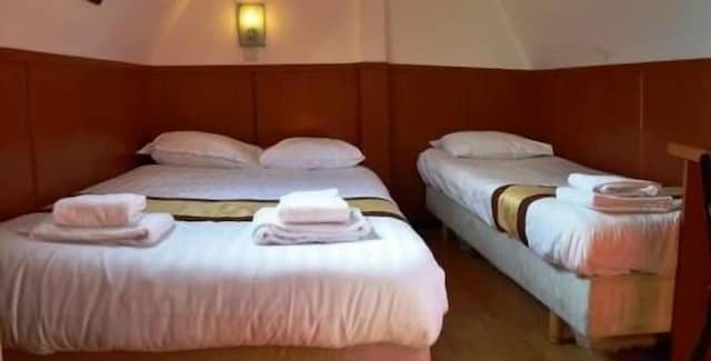 호텔 컨티넨탈 암스테르담-베이직 트리플룸, 싱글침대 3개, 공용 욕실-3