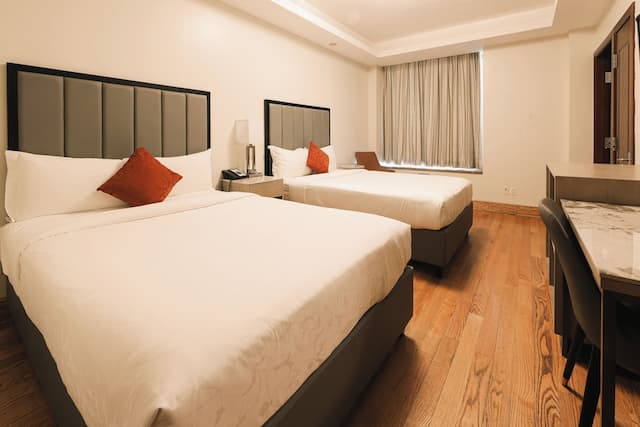 拉瓜迪亞機場亞洲飯店-豪華雙人房, 2 張標準雙人床-1