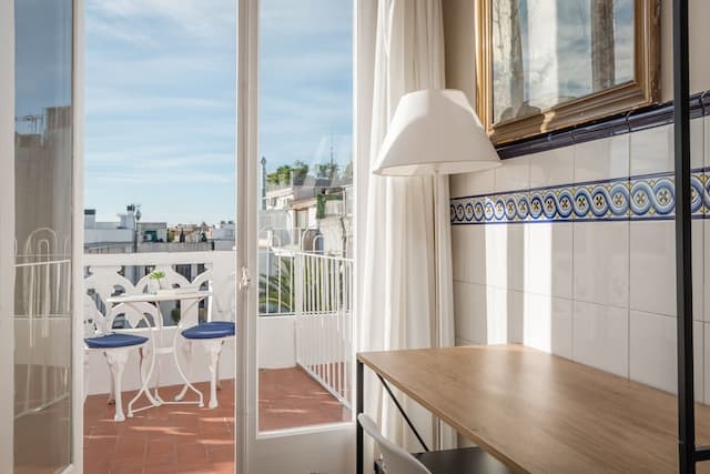 中等浪漫酒店-雙人或雙床房, 露台-7