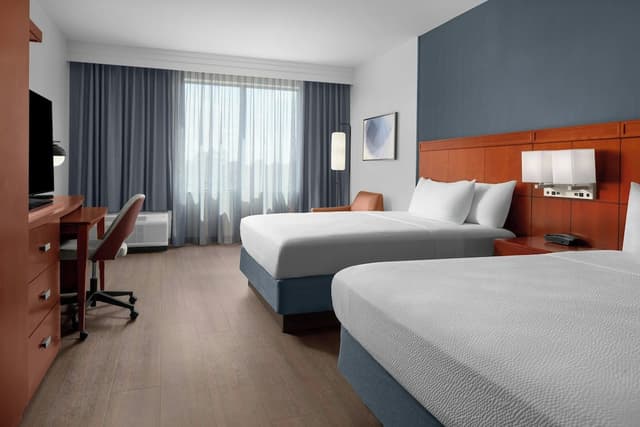 休士頓金伍德庭院飯店-客房, 2 張加大雙人床-3