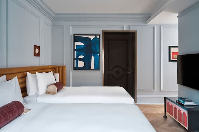 W Rome-华丽客房, 2 张单人床-1