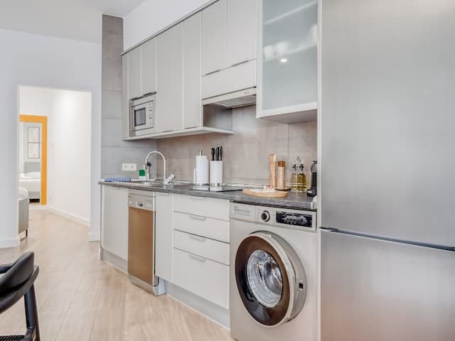 라임홈 마드리드 칼레 데 돈 라몬 데 라 크루스-아파트, 퀸사이즈침대 1개 및 소파베드 (limehome Madrid Ramón | Studio disabi)-4