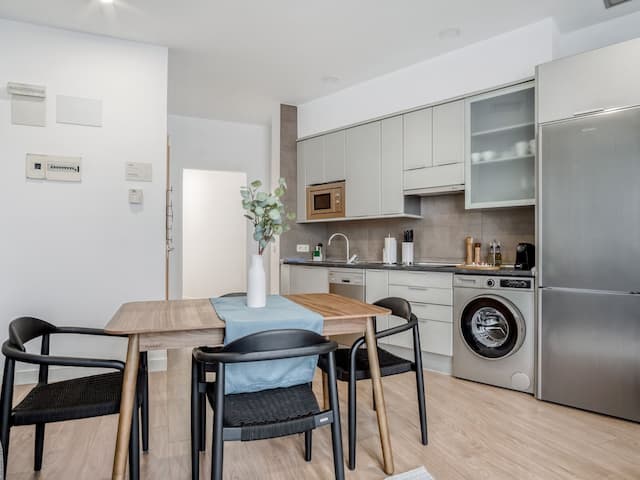 라임홈 마드리드 칼레 데 돈 라몬 데 라 크루스-아파트, 퀸사이즈침대 1개 및 소파베드 (limehome Madrid Ramón | Studio disabi)-5