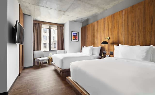 グレイソン  ホテル イン ザ アンバウンド コレクション バイ  ハイアット-ルーム ダブルベッド 2 台 シティビュー-2