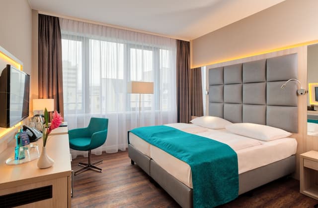 柏林好萊塢傳媒飯店-豪華雙人房單人入住-1