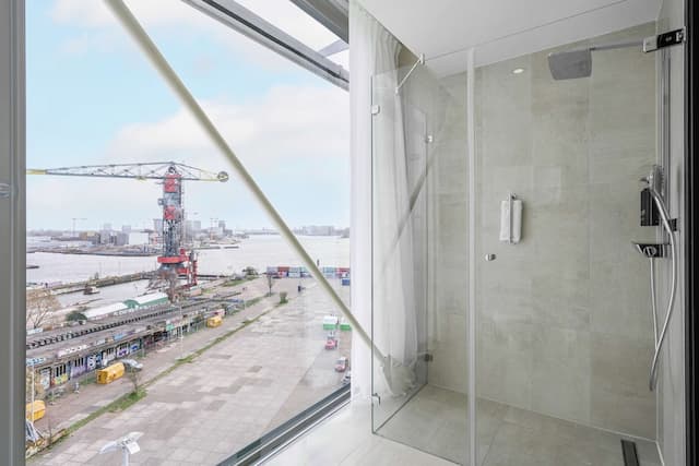 더블트리 바이 힐튼 호텔 암스테르담 - NDSM 워프-슈피리어룸, 퀸사이즈침대 1개, 금연 (Water View)-16